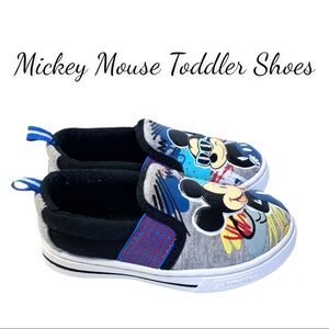 Disney Infant Boys Mickey Mouse Slip-On Sneakers Kids Shoes